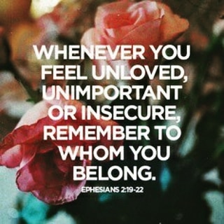 Ephesians 2:19-22 – Consequently, you are no longer foreigners and strangers, bu…