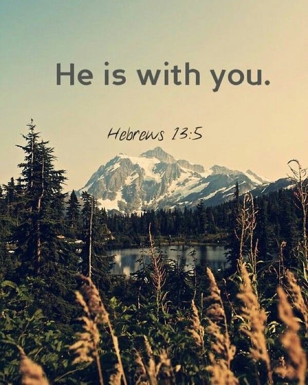 Hebrews 13:5 – “Keep your lives free from the love of money and be content with …